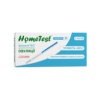Тест для визначення овуляції HomeTest No5+1 тест-смужка на вагітність у подарунок