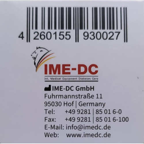 Тест-полоски IME-DC 50 шт. для глюкометра ИМЕ-ДС (4260155930027) - фото 2 - id-p500671320