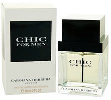 Чоловіча туалетна вода оригінал Carolina Herrera Chic For Men 60 мл NNR ORGAP/58-62