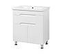 Тумба ПіК Симпл 70 см з умивальником Немі біла, фото 6