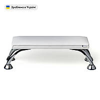 Підставка манікюрна Maxi на хромових ніжках, білий колір