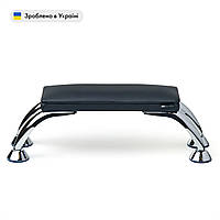 Підставка манікюрна Mini на хромових ніжках,чорний колір