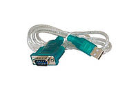 Кабель переходник USB - RS232 DB9 COM CH340, 0.8м