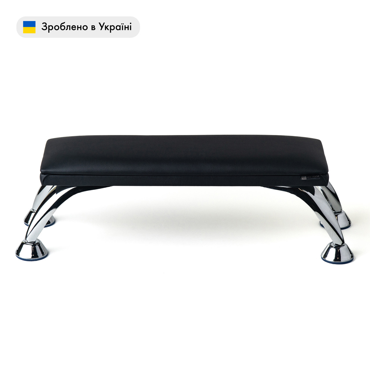 Підставка манікюрна Maxi на хромових ніжках, чорний колір, фото 1