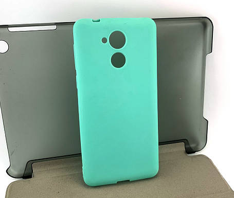 Чохол на Huawei Honor 6C накладка бампер SMTT силіконовий бірюзовий, фото 1