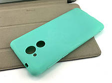 Чохол на Huawei Honor 6C накладка бампер SMTT силіконовий бірюзовий, фото 2