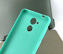Чохол на Huawei Honor 6C накладка бампер SMTT силіконовий бірюзовий, фото 4