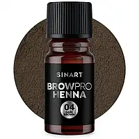 SinArt хна 5грам 1шт для бровей / BrowPro HENNA / Alla Zayats Dark brown 04