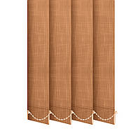 Вертикальные жалюзи Shantung 127 мм коричневый высота 1700 мм