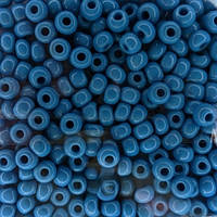 Бісер Preciosa Для біжутерії розмір 2 / 63050 Натуральний темно-блакитний Упаковка 5 грам