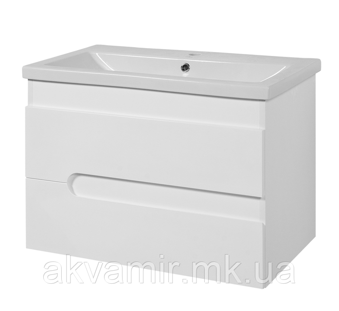 Тумба Пік Сімпл 60 см з умивальником Комо 60 підвісна, фото 1
