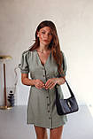 Жіноча сукня міні з рукавами-фонариками, фото 5