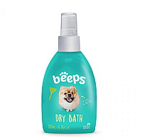 Сухой шампунь Beeps Dry Bath для собак и кошек с ароматом дыни 200 мл