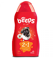 Шампунь для животных Beeps 2 in 1 502 мл 7898574023807