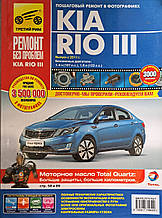 KIA RIO III 
Бензин 
Моделі з 2011 року 
Керівництво по ремонту та експлуатації 
Кольорові фото