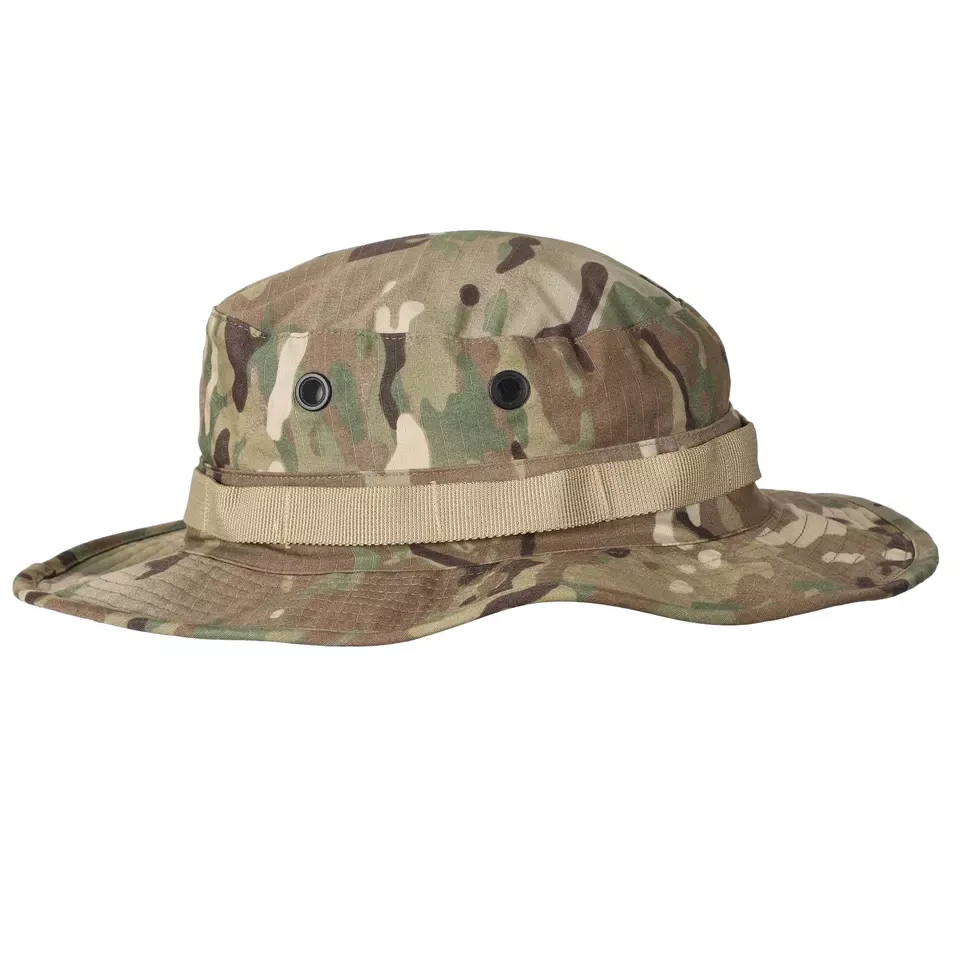 Панама тактична Boonie multicam з широкими полями, камуфляжний капелюх, фото 1