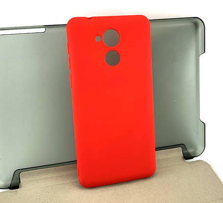 Чохол на Huawei Honor 6C накладка бампер SMTT силіконовий червоний, фото 1