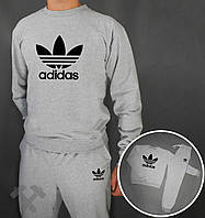 Повседневный спортивный костюм (Адидас) Adidas, мужской, хлопковый