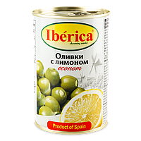 Оливки Iberica фаршированные лимоном 280 г (8436024298406)