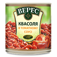Фасоль в томатном соусе Верес 400г (4823105400256)