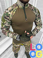 Армейская боевая рубашка убакс мультикам Тактическая военная кофта рубашка убакс мультикам для ВСУ Убакс военн