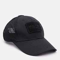 Бейсболка с сеткой Черная Mil-Tec BASEBALL CAP NETZ BLACK (12317602)