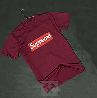 Спортивная трикотажная футболка (Суприм) Supreme, с логотипом