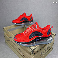 Жіночі кросівки весна літо червоні Nike Air Max 720. Взуття жіноче на весну літо червоне Найк Аїр Макс 720, фото 9