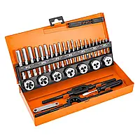 Плашки и метчики M3-M12, набор из 32 HSS в кейсе NEO Tools 12-915