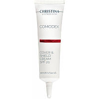 Крем із тонувальним ефектом SPF 20 Christina Comodex Cover & Shield Cream SPF 20 30 мл