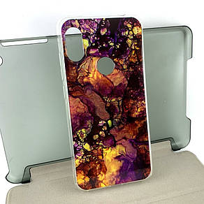 Чохол на Xiaomi Redmi Note 6, Note 6 Pro накладка Marble силіконовий бампер, фото 1