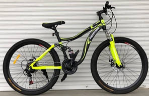 Гірський двопідвісний Mbike Twin 26 (2021) велосипед сталь