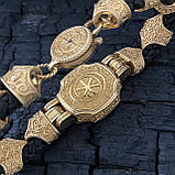 Позолочений православний браслет, фото 7