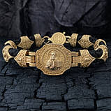 Позолочений православний браслет, фото 2