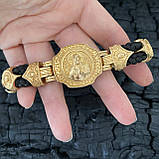 Позолочений православний браслет, фото 4