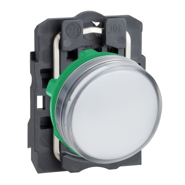 XB5AVB1 Сигнальна лампа 22мм 24В біла Schneider Electric
