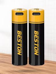 Батарейки акумуляторні літій-іонні USB батарейки Beston 2AM-75 АA/1.5 В (пальчикові) 2800 mWh 1 шт