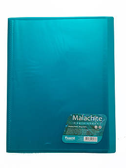 Папка на 20 файлів А4 бірюзова Axent 1021-11-A Malachite