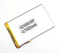 Аккумулятор универсальный 155х95х3 мм 3.7V 6000mAh (GD3099155P)