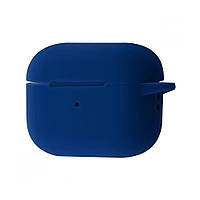 Защитный чехол для AirPods Pro 2 с карабином Silicone Case Protective Cover. Blue cobalt