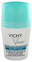 Шариковый дезодорант антиперспирант Vichy Anti-Perspirant Deodorant Anti-Traces Roll-On 48H 50 мл