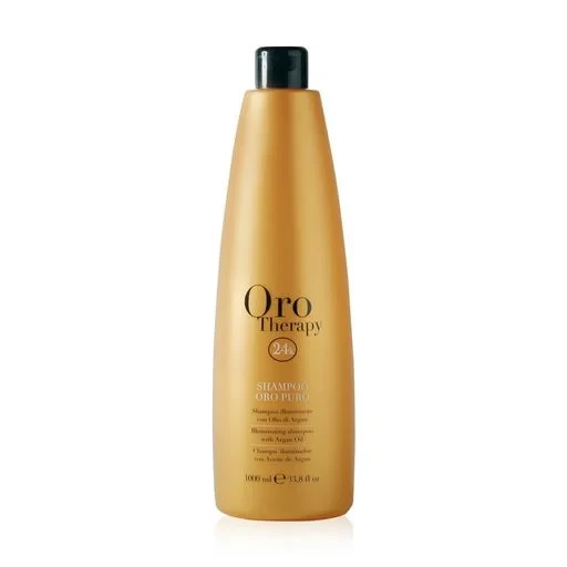 Зволожувальний шампунь з золотом Fanola Oro Therapy Shampoo Oro Puro, 1000 мл