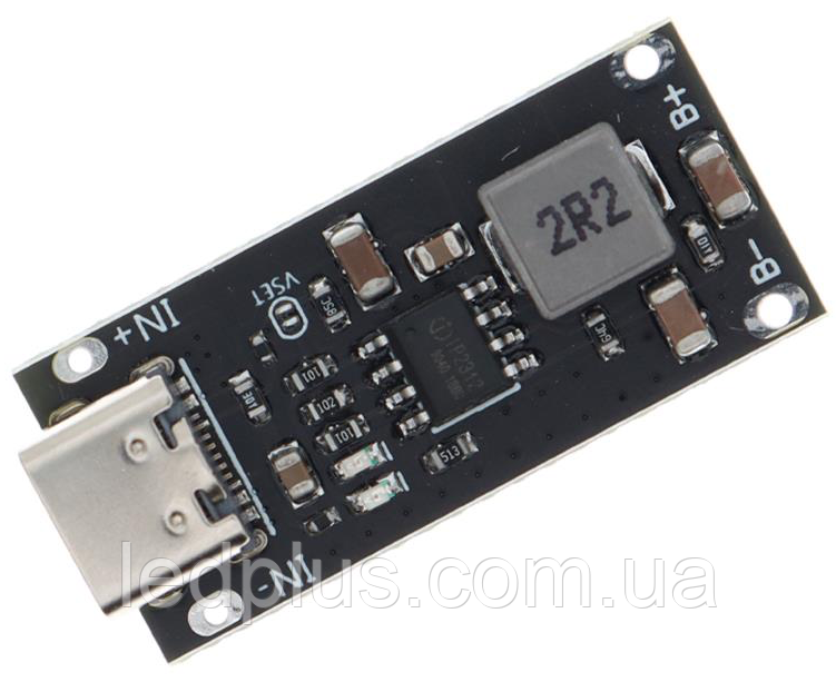 Модуль IP2312 type C заряджання Li-Ion акумуляторів