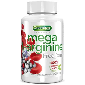 Аргінін Quamtrax Mega L - Arginine 100 капс. (термін придатності по 9.23)