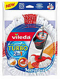 Змінні насадки для швабр VILEDA Turbo 2 в 1  для прибирання VILEDA Easy Wring and Clean Turbo, фото 2