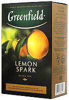 Чай Greenfield чёрный Lemon Spark с Лимоном 100 г.