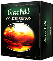 Чай Greenfield чёрный пакетированный Golden Ceylon 100 г (50 шт*2 г)