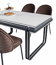 Комплект елітний обідній сучасний стіл + 6 стільців, Еверест, фото 3