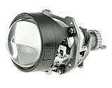 Лінзи Bi-Led Cyclone Led BL 2.5" 12v 35w діодні комплект з масками та діодними габаритними вогнями, фото 5