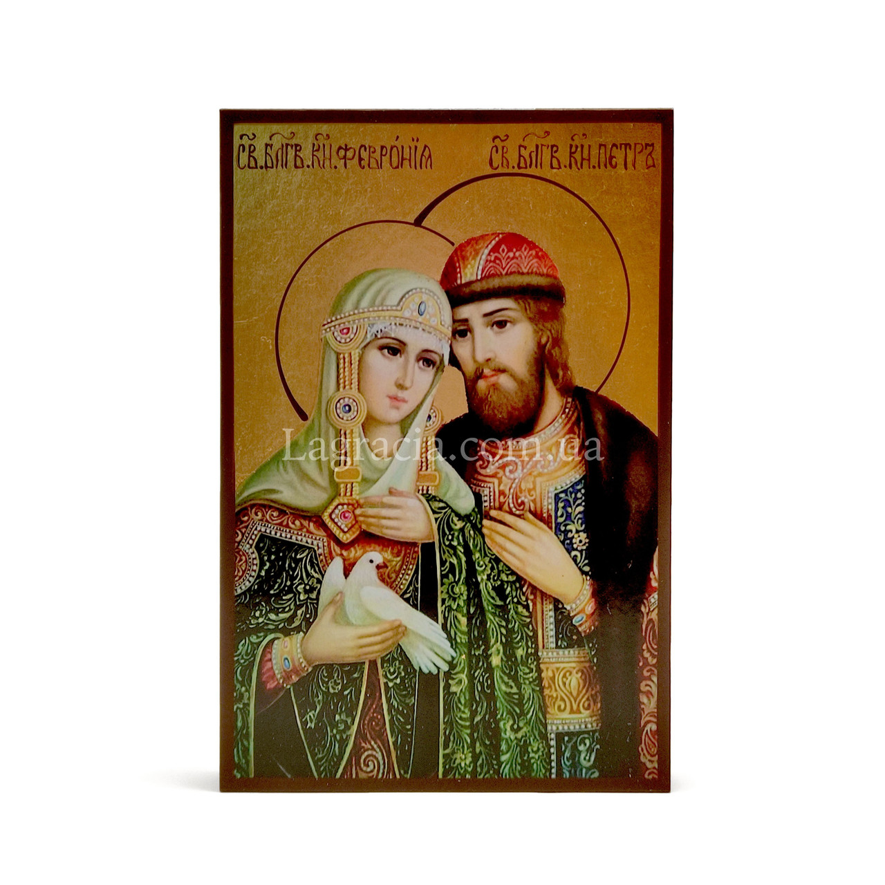 Ікона Святих Петра та Февронії 10 Х 14 см